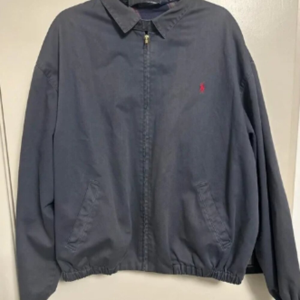 Vintage 80’s Ralph Lauren Blue Label Jacket - navy- Size XL